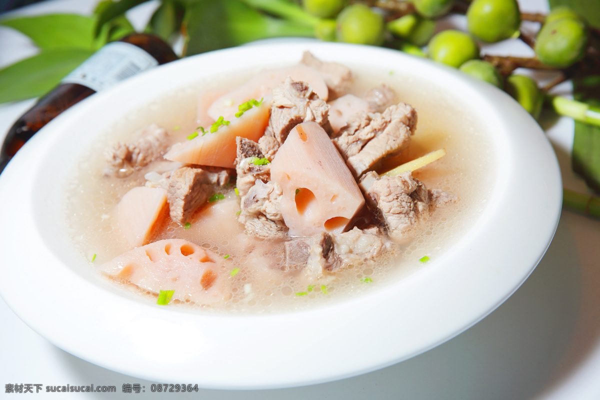 排骨藕汤 滋补养生汤 养生汤 滋补 汤 湖北藕汤 菜品 餐饮美食 西餐美食