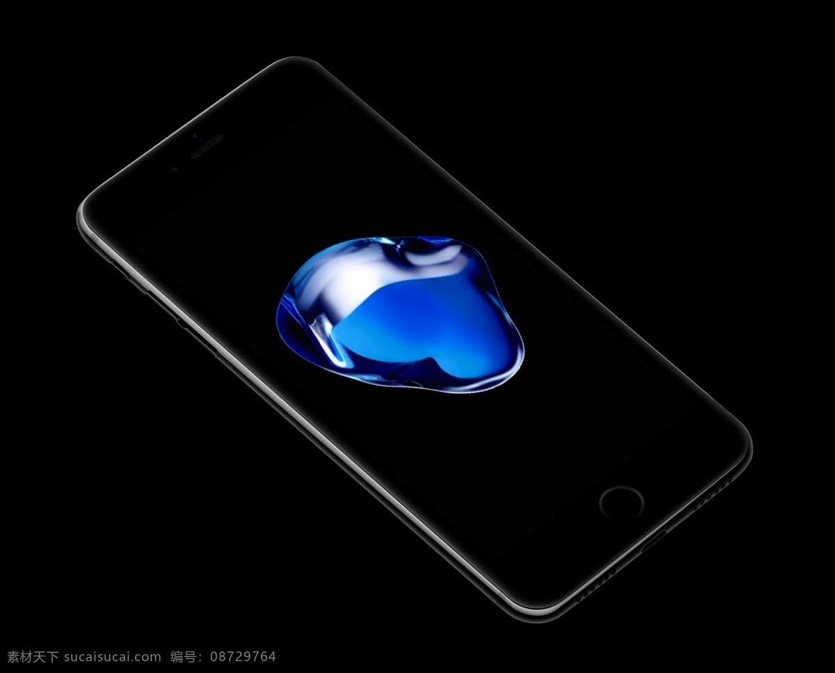 iphone7 倾斜 psd分层 iphone7plus 苹果手机 iphone 黑色 亮黑 plus 模板 mockup 手机素材 分层 a