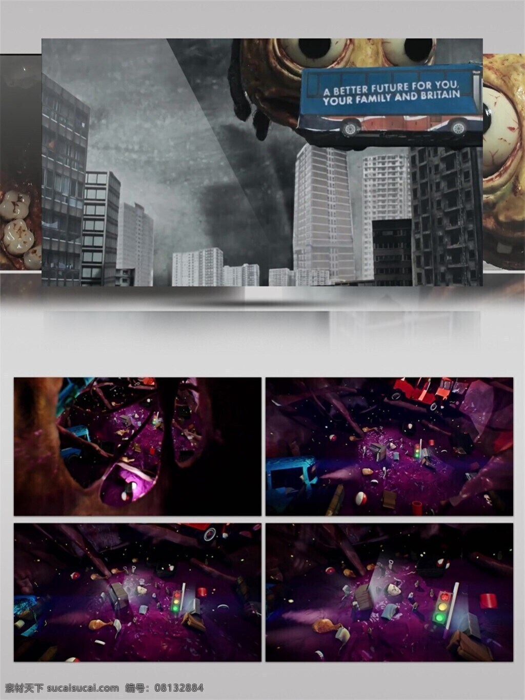 浩瀚 宇宙 城市 高清 视频 星空 星际 3d视频素材 渲染灯光 华丽光转