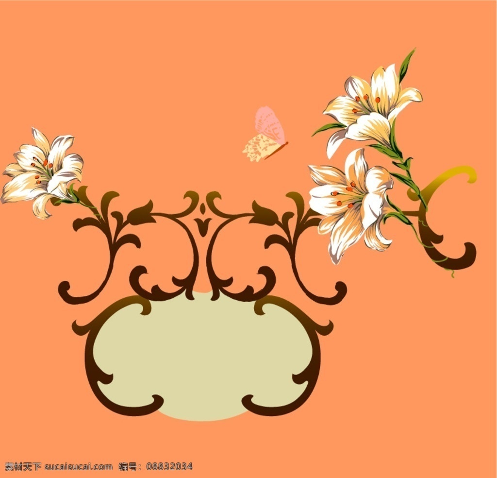 欧式花纹 法式花纹 花纹 花朵 花 纹理背景 底纹边框 花边花纹