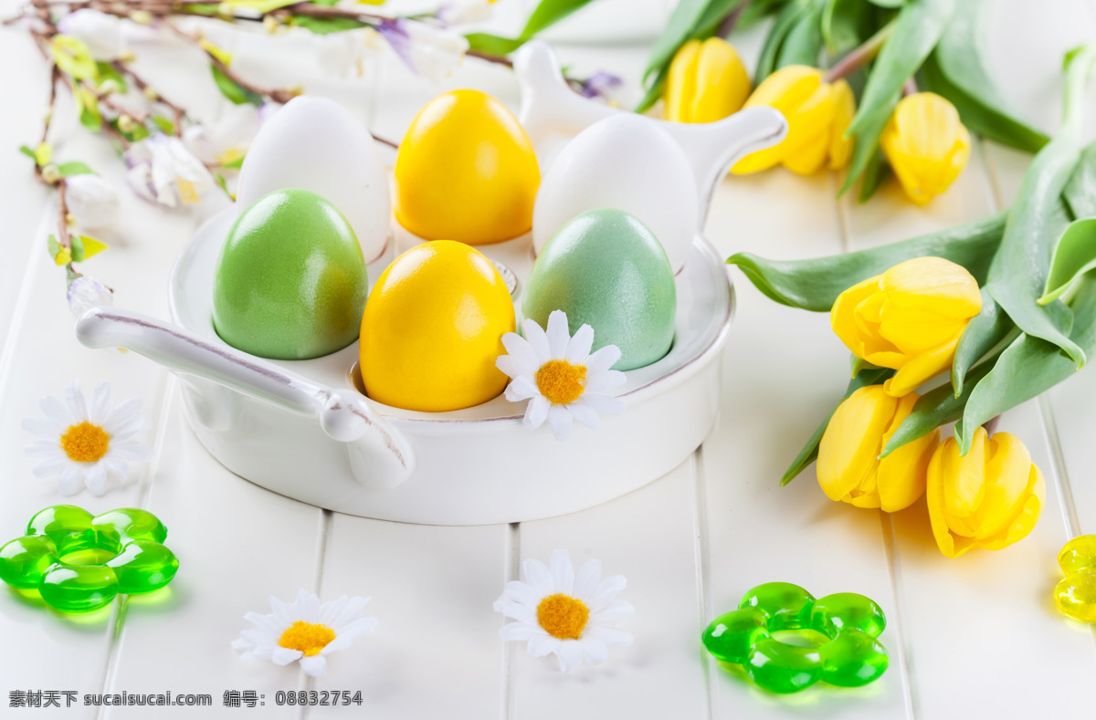 鲜花 彩蛋 花朵 西方节日 复活节 蒸蛋器 节日庆典 生活百科