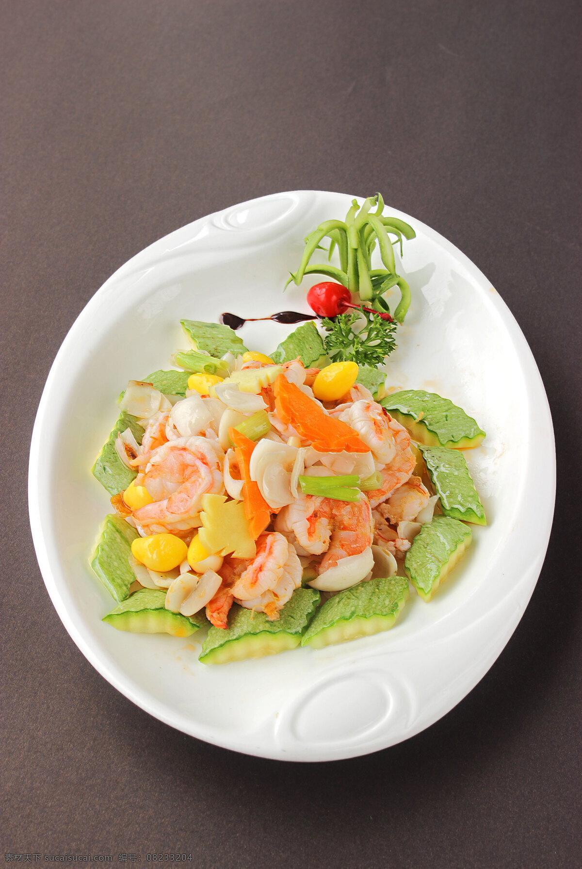 碧绿 酱 皇 炒 虾球 炒虾球 海鲜风味 菜肴 美食 中国菜 中餐 虾 传统美食 餐饮美食