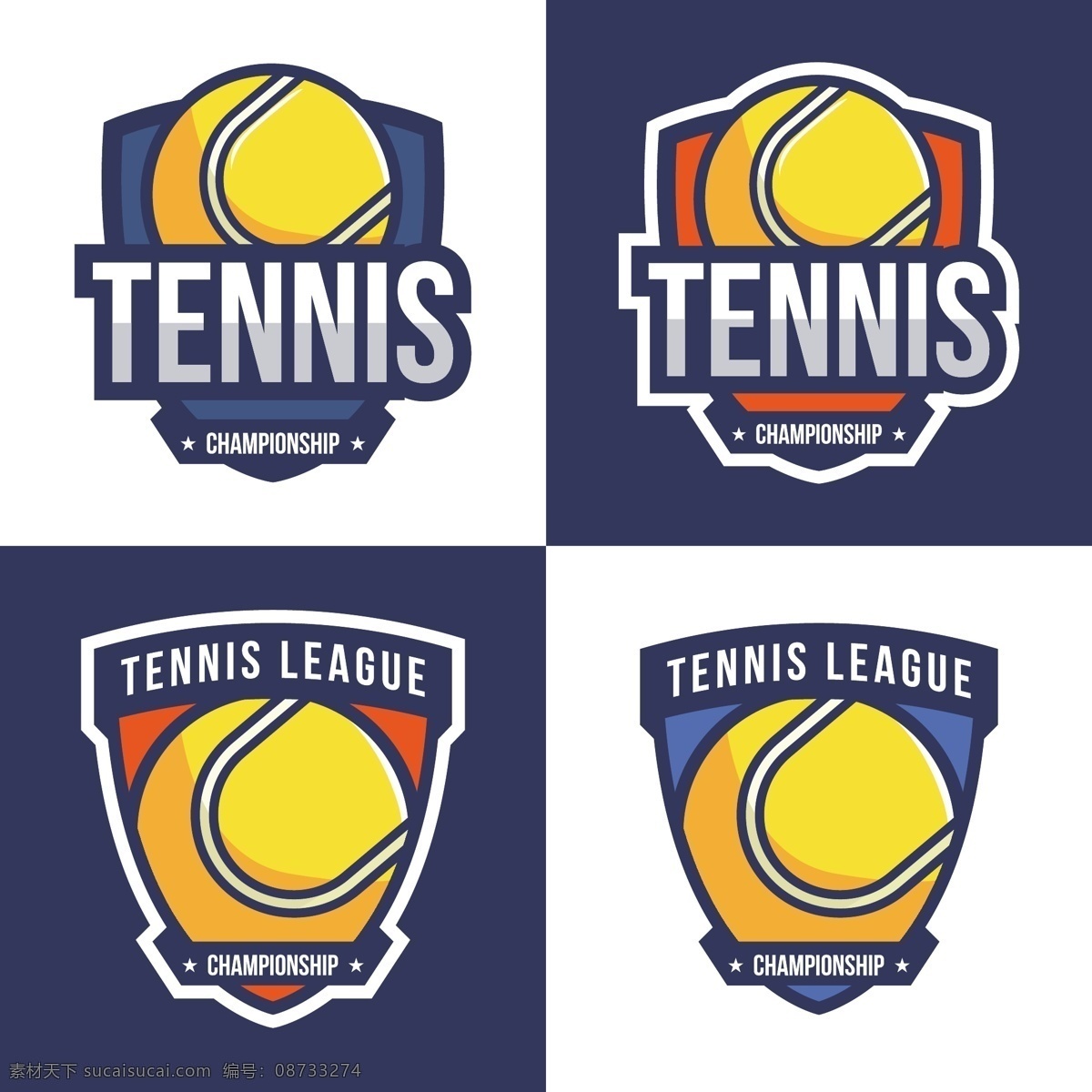 创意 网球 标志设计 系列 网球标志 设计系列