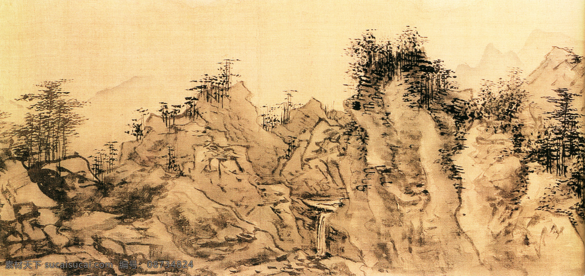 长江万里图 第一部 古代 古代人物 古典 古画 国画 绘画 名画 山水画 书法 书画 国画古画 水墨画 文化艺术 家居装饰素材 山水风景画