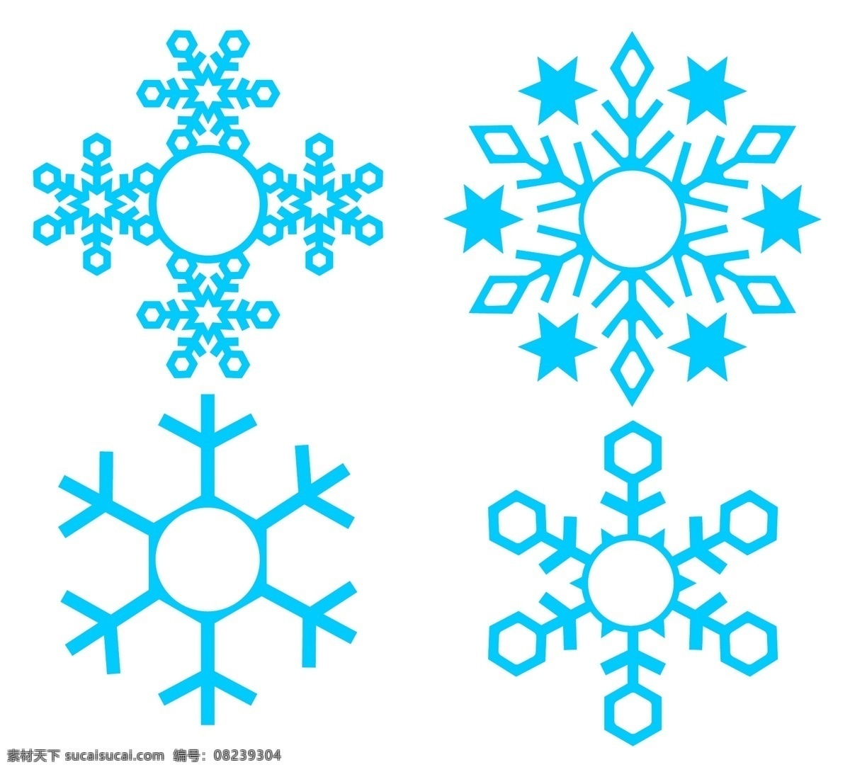 晶体 矢量 雪花矢量 飘落的雪花 标志图标 其他图标