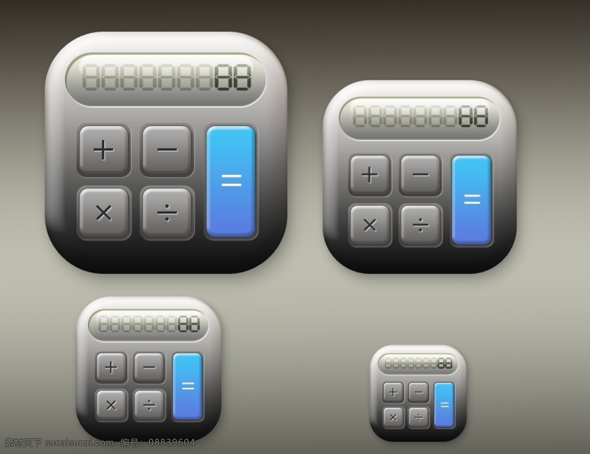 计算器 icon 临摹 图 psd素材 图标 手机 app app图标