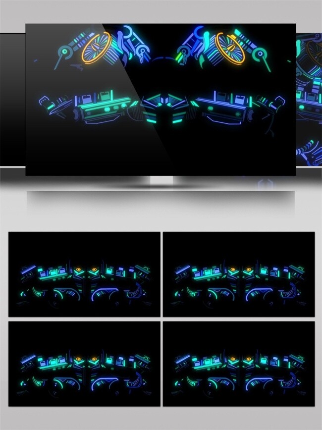 光晕 舞台 视频 炫光舞台 光晕彩色 漂浮光 浮光掠影 3d视频素材 炫光华丽 光斑碎点 灯光 特效