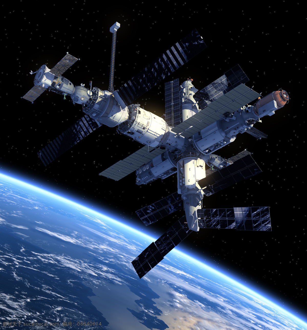 地球 宇宙 空间站 太空飞船 宇宙飞船 太空 天文科学 航天 宇宙太空 现代科技 地球图片 环境家居