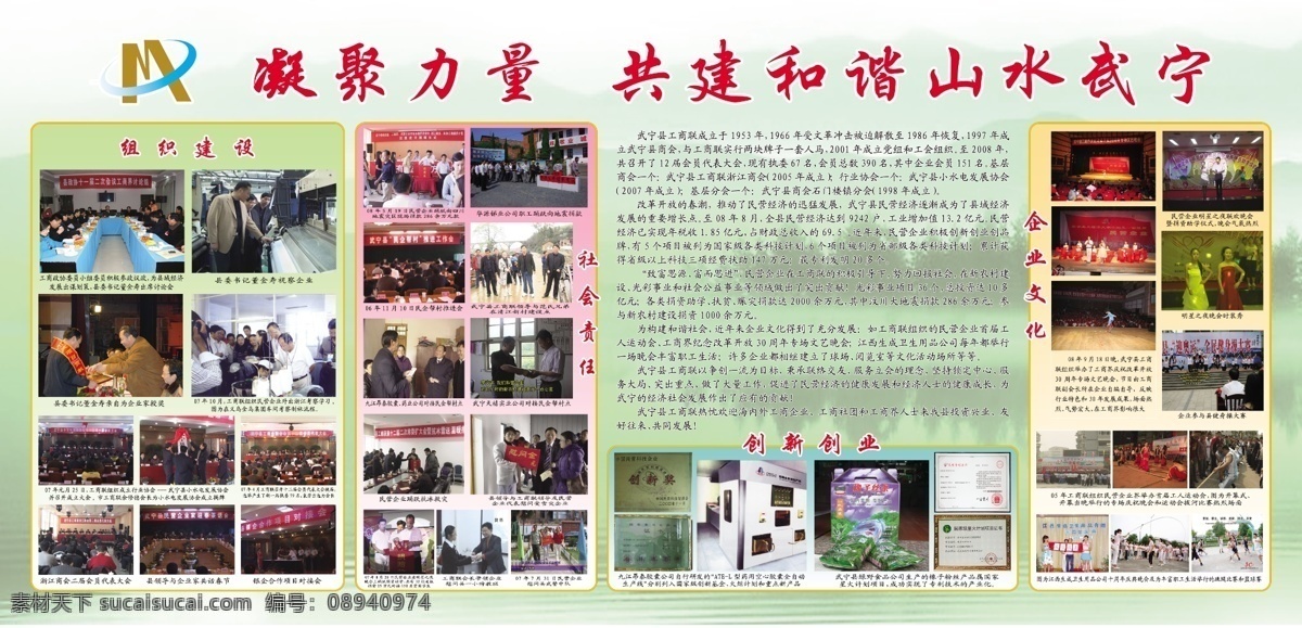 展板 单位展板 广告设计模板 企业 宣传栏 源文件 展板模板 创新创业 其他展板设计