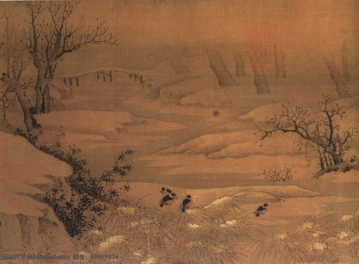 幽谷免费下载 古代 林间 林木 名画 山水 树林 峡谷 中国画 幽谷 装饰素材 室内装饰用图