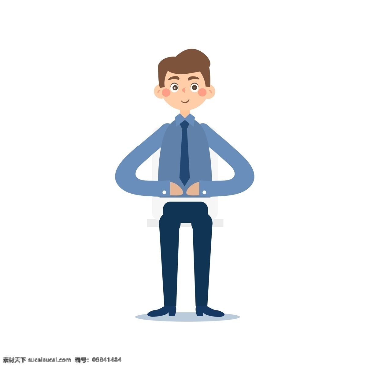 卡通 公司 职员 卡通职员 公司职员 卡通人物 卡通插图 创意卡通下载 插图 png图下载