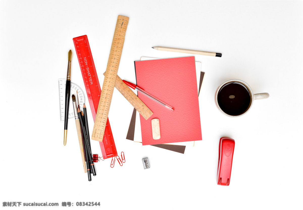 文具图片 彩色文具 彩色文具图 片彩色 学习用品 文具 苹果 曲别针 铅笔 便利贴 本子 尺子 高清图片 生活百科 学习办公