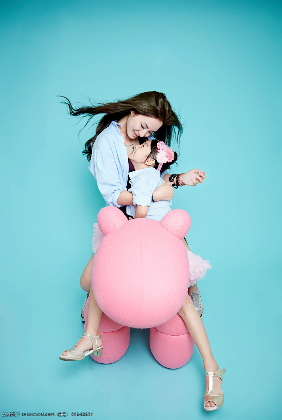 亲子写真 亲子 辣妈 小女孩 开心 写真 人物图库 人物摄影