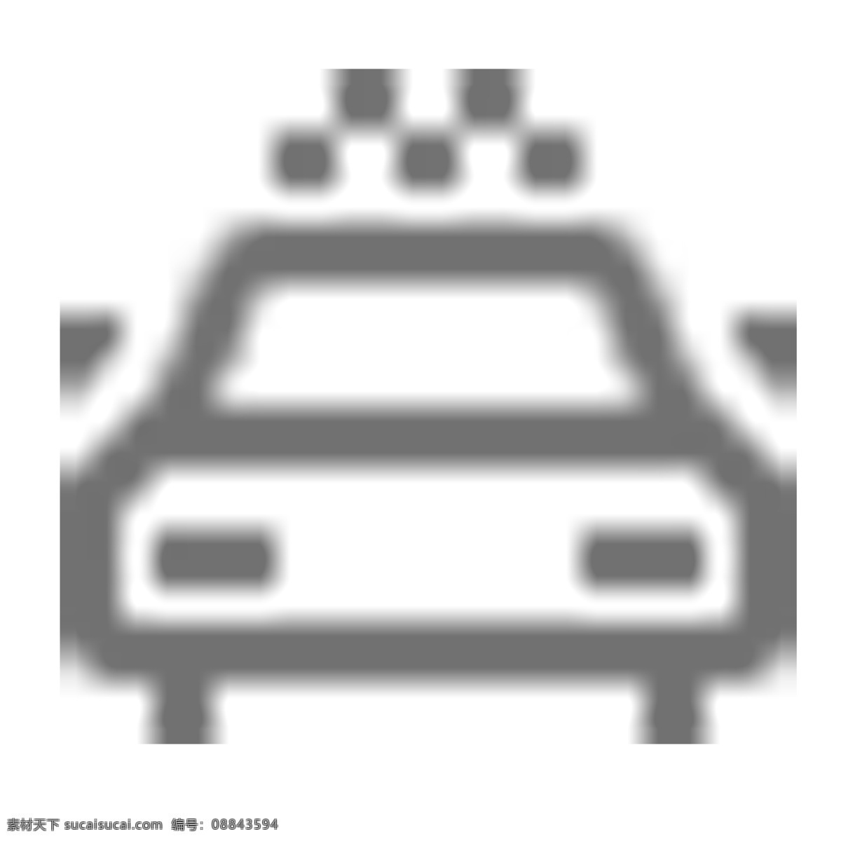 卡通 出租车 图标 汽车 打车 出租车图标 图标设计
