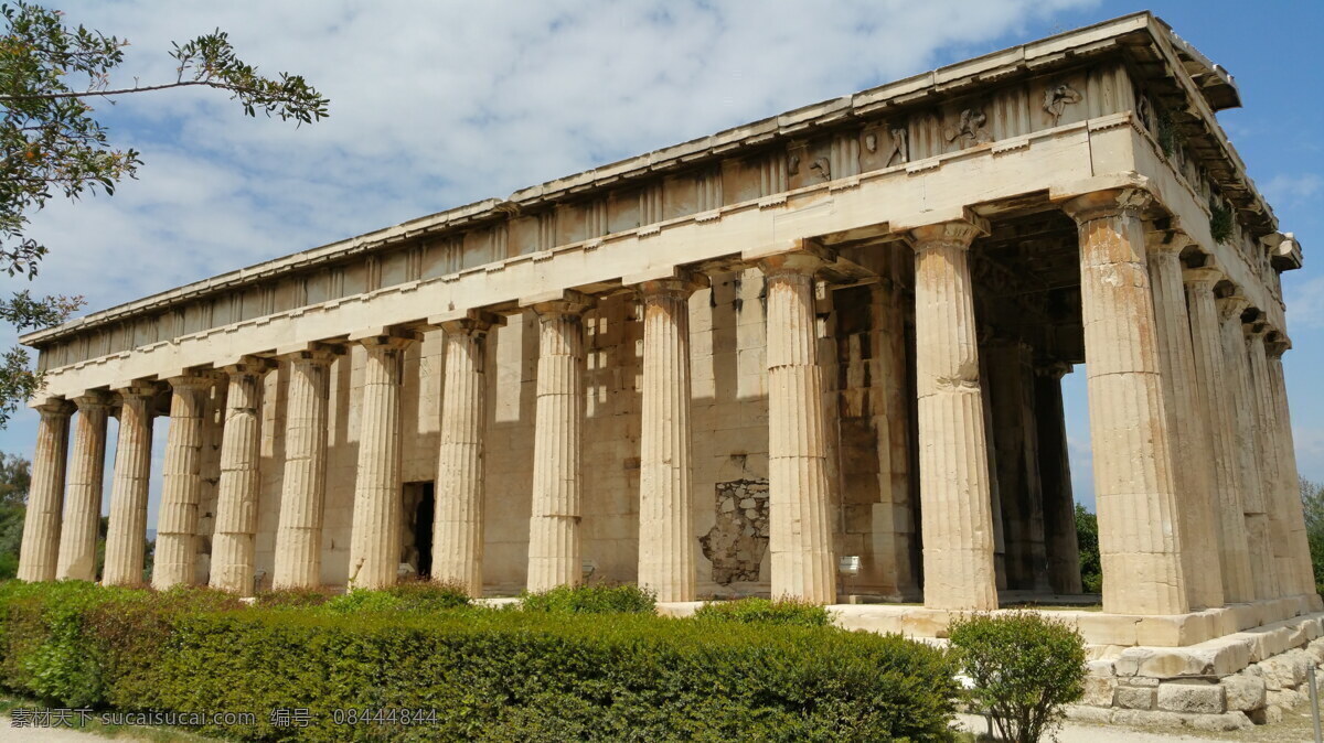 唯美 希腊 帕特农 神殿 雅典 帕特农神庙 古希腊 城市 建筑物