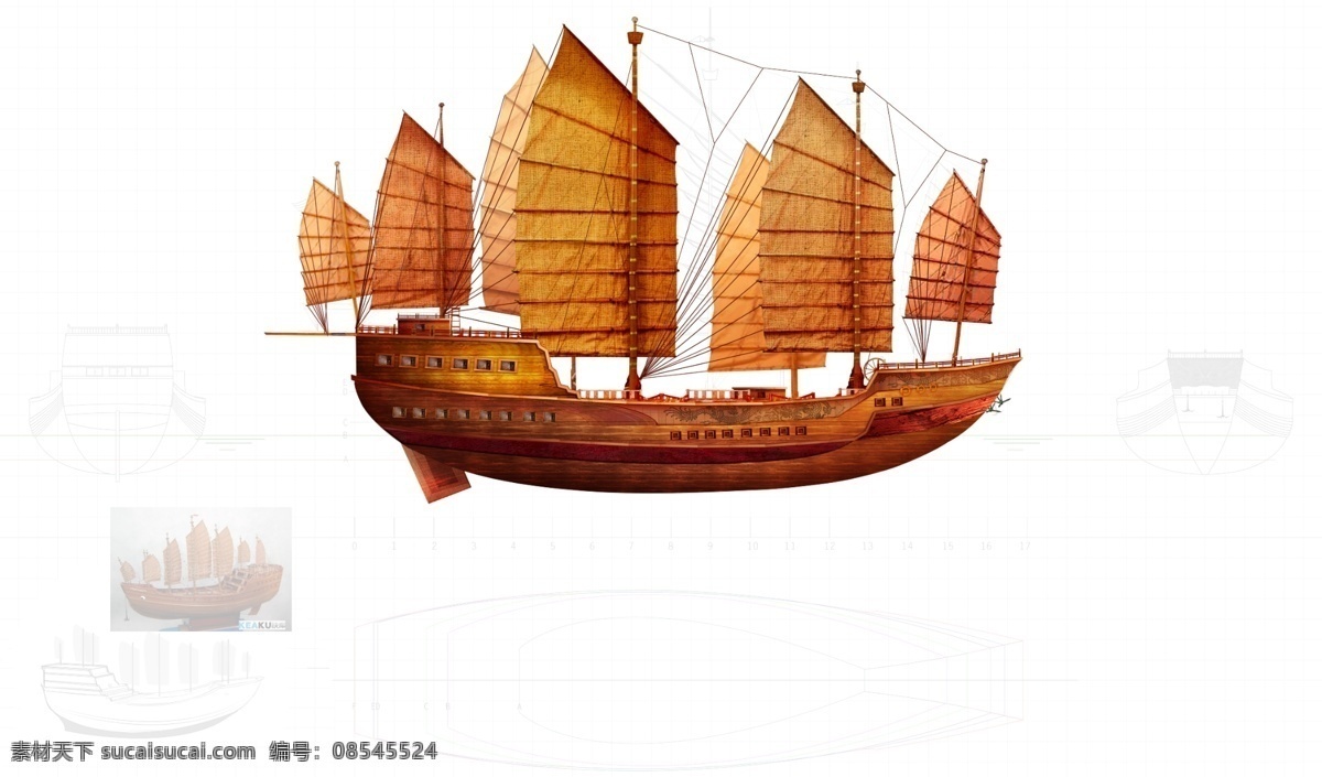古代 船只 精细 分层 古代船只 古船 货船 木船 商船