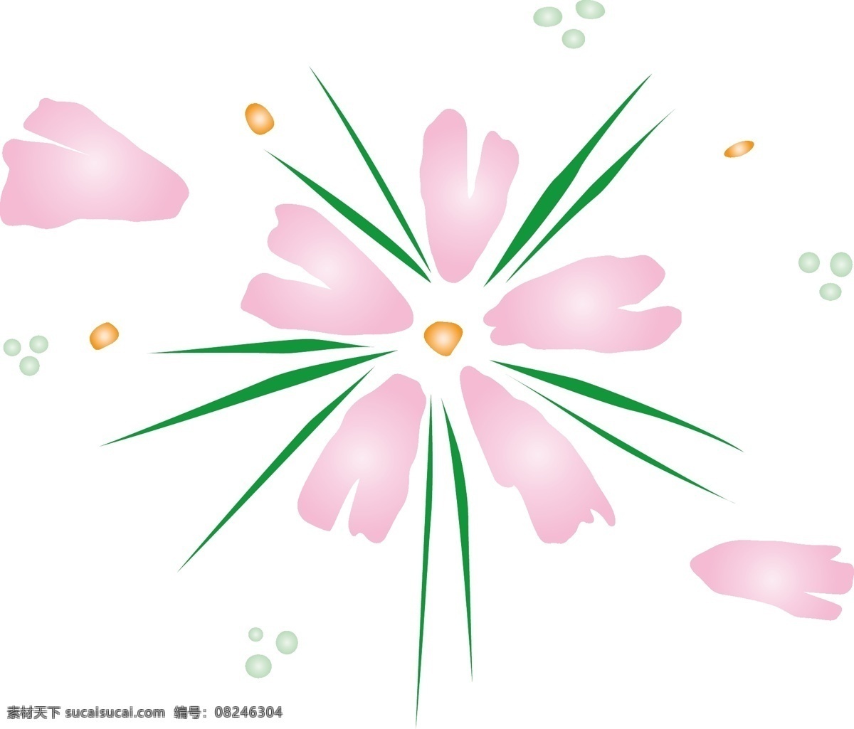 矢量 樱花 粉色 矢量图 其他矢量图