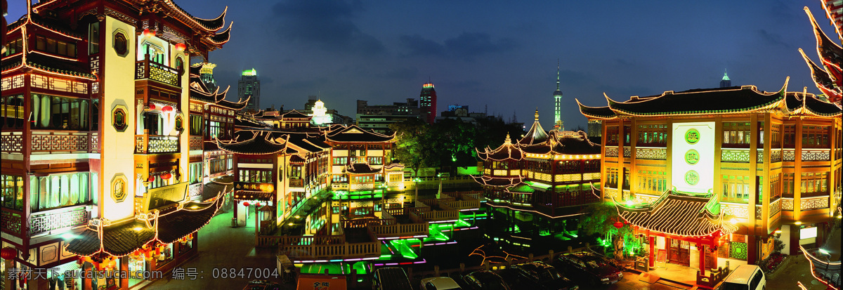 灯光 阁楼 建筑园林 霓虹灯 上海 石桥 寺庙 城隍庙 夜景 城隍庙夜景 亭子 亭台楼阁 屋檐 夜色 休闲场所 亮化工程 园林建筑 家居装饰素材 灯饰素材