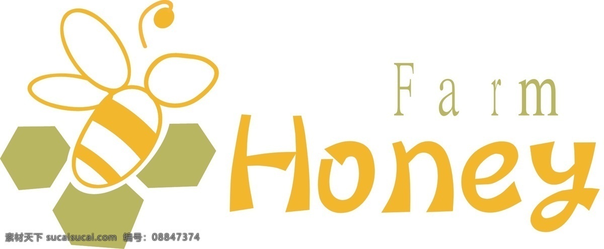 小 蜜蜂 小蜜蜂 logo farm 矢量图 其他矢量图