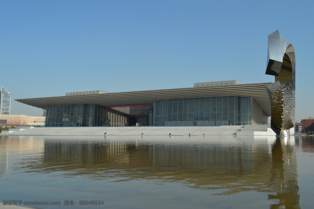 天津大剧院 建筑设计 天津文化中心 广场设计 建筑摄影 天津 公共建筑设计 建筑园林