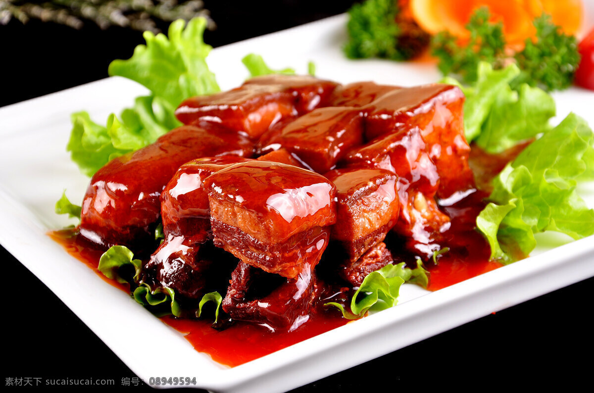 红烧肉 热菜 酱油 中餐 南乳 传统美食 餐饮美食