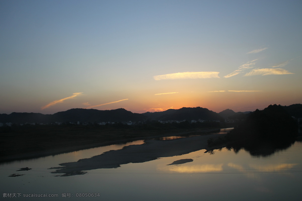 傍晚的夕阳素材图片下载-素材编号08050634-素材天下图库