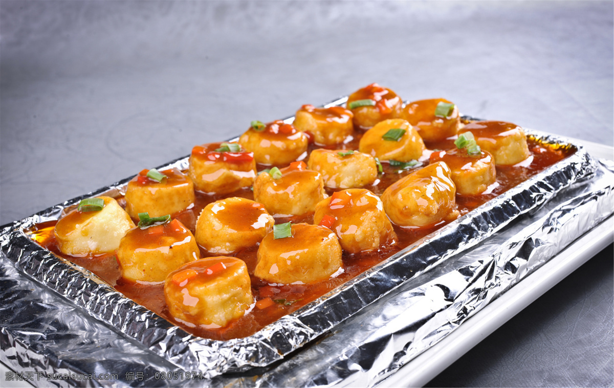 铁板日本豆腐 美食 传统美食 餐饮美食 高清菜谱用图