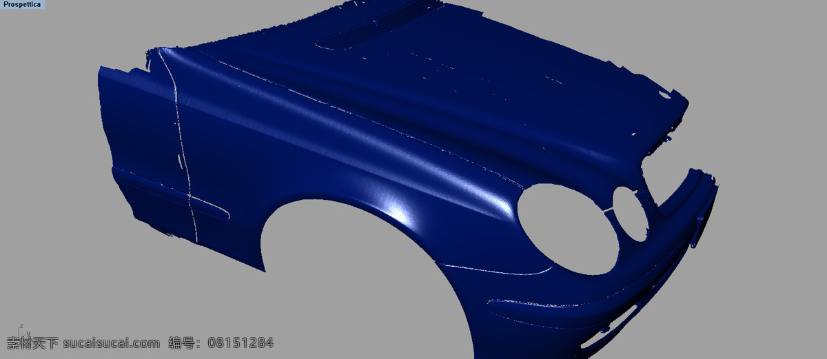 扫描 身体 一部分 梅 赛 德斯 e 工业设计 汽车 3d模型素材 其他3d模型