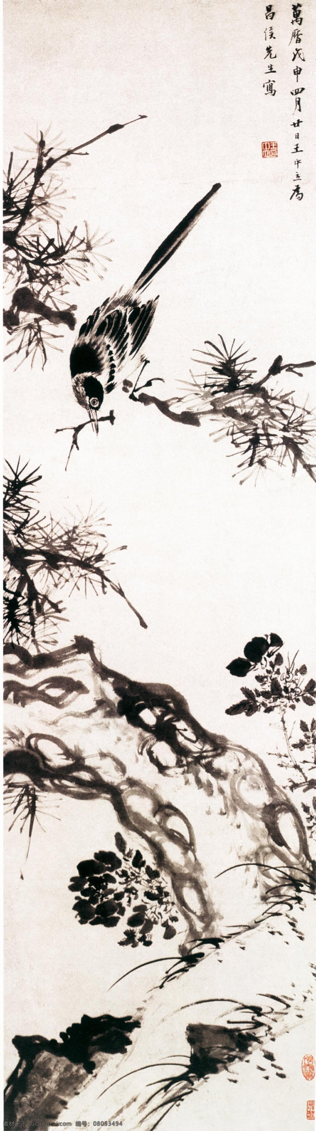 小鸟免费下载 风景 古典 古画 山水 山水画 中华传世国画 中国画艺术