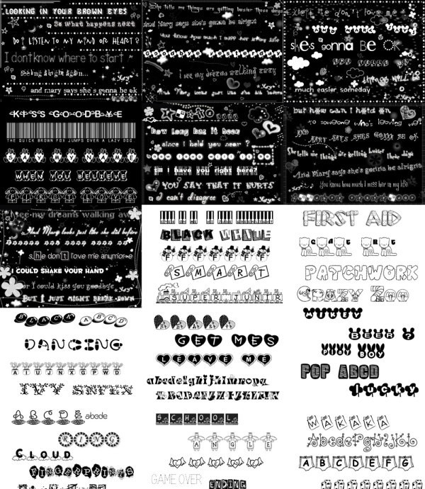 百 五 十 二 种 可爱 英文 字体 卡通 女生 英文字体 可爱字体 女生字体 手写体 喜欢 字体下载 原文件 字体文件 广告 pop 海报 展板 标题 文章 儿童 学生 涂鸦 手绘 源文件 ttf