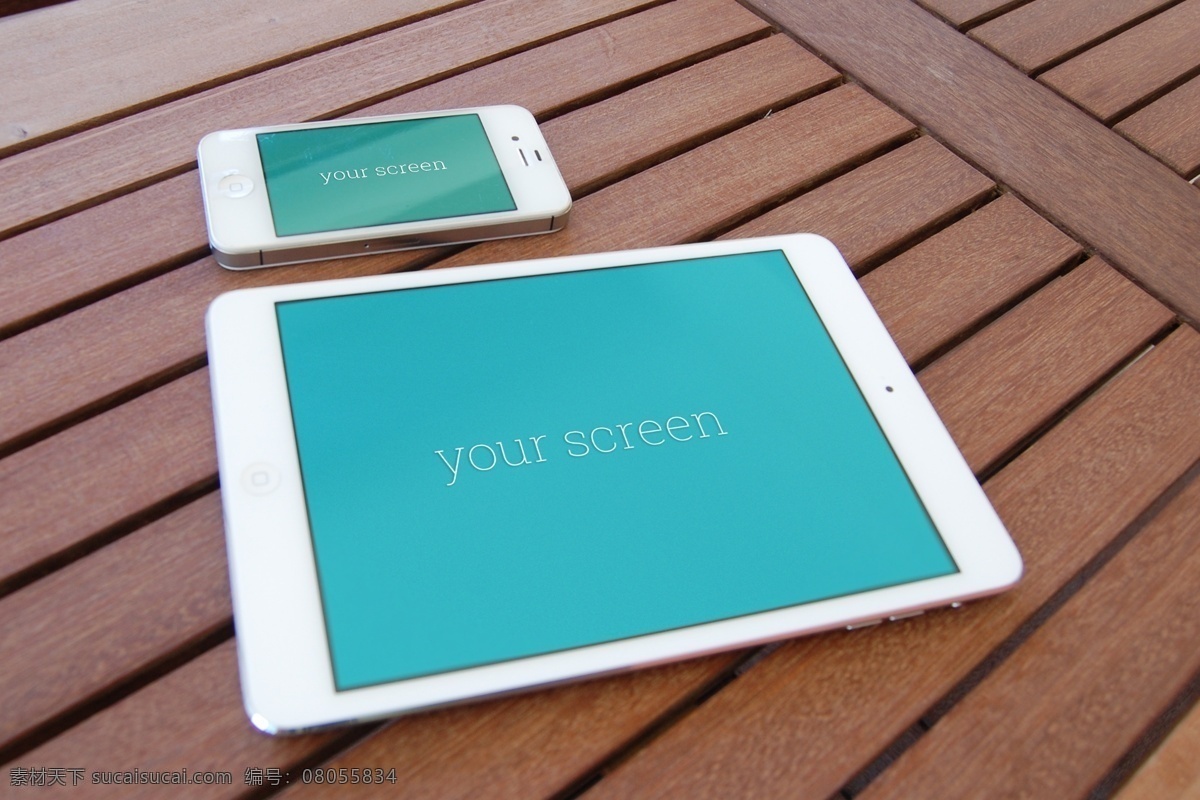 手机 平板 展示 模板 app展示 效果图 app 青色 天蓝色