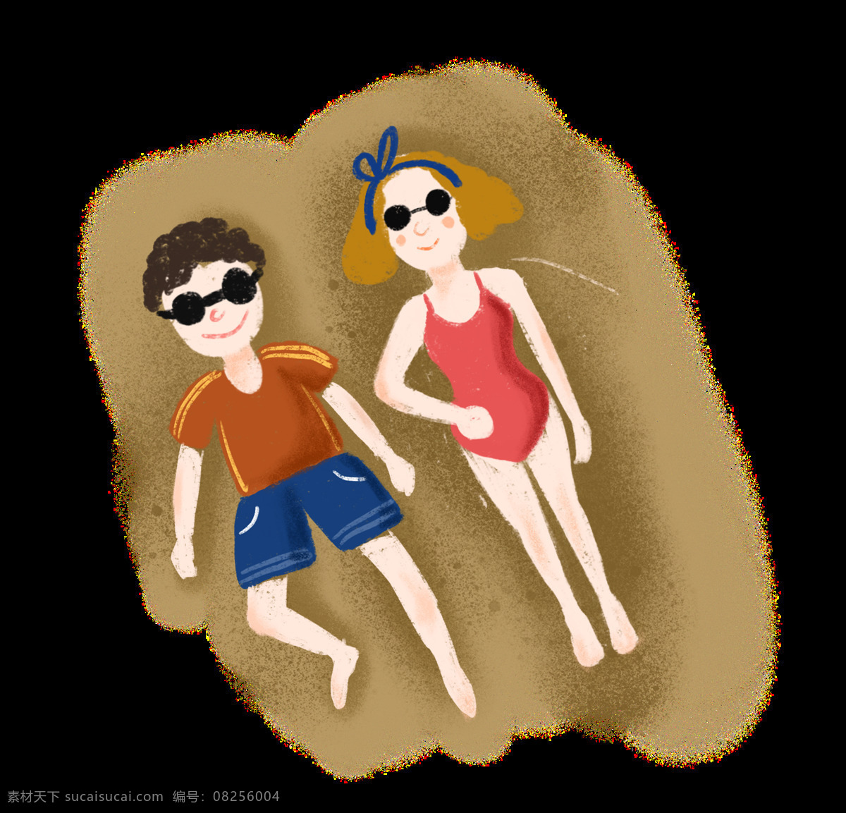 夏日 沙滩 情侣 免 抠 图 夏天 度假 海边 游泳 户外 休闲 娱乐 户外生活 微信 淘宝 泳衣 防晒