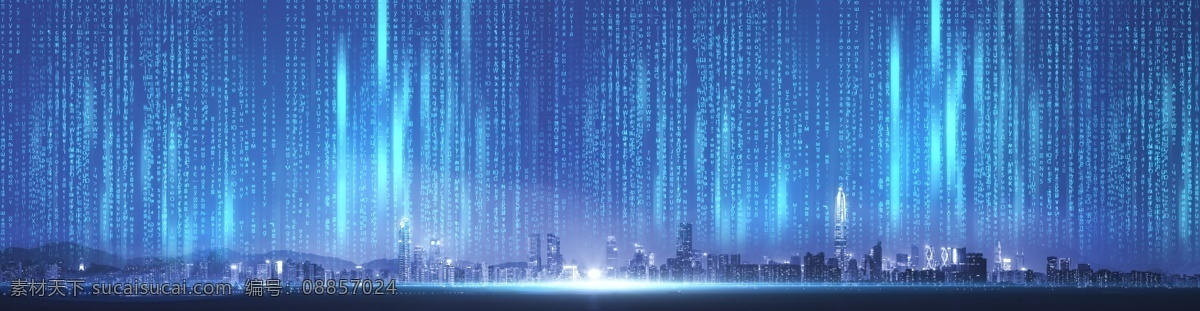城市 数据 科技 未来 线条 海报 背景 分层