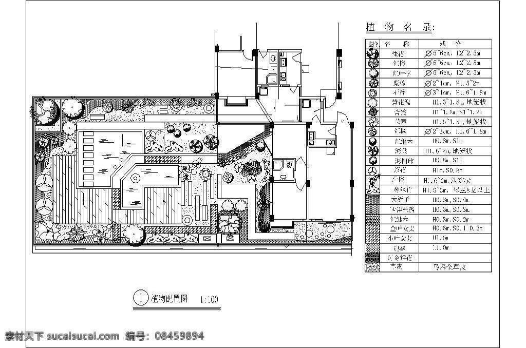 广场 花园 景观 平面图 cad 园林 绿化 绿植 景观设计 最新 2018