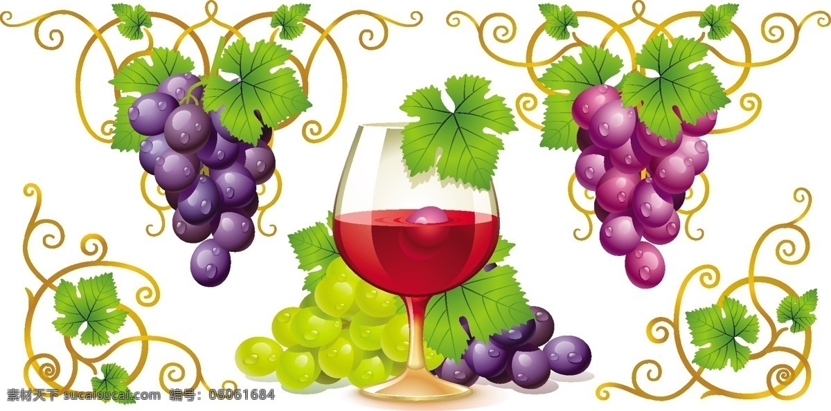 葡萄 葡萄酒 矢量 剪贴 画 模式 葡萄酒的叶 向量 向量葡萄酒夹 葡萄酒的向量 标签 背景 矢量图 其他矢量图