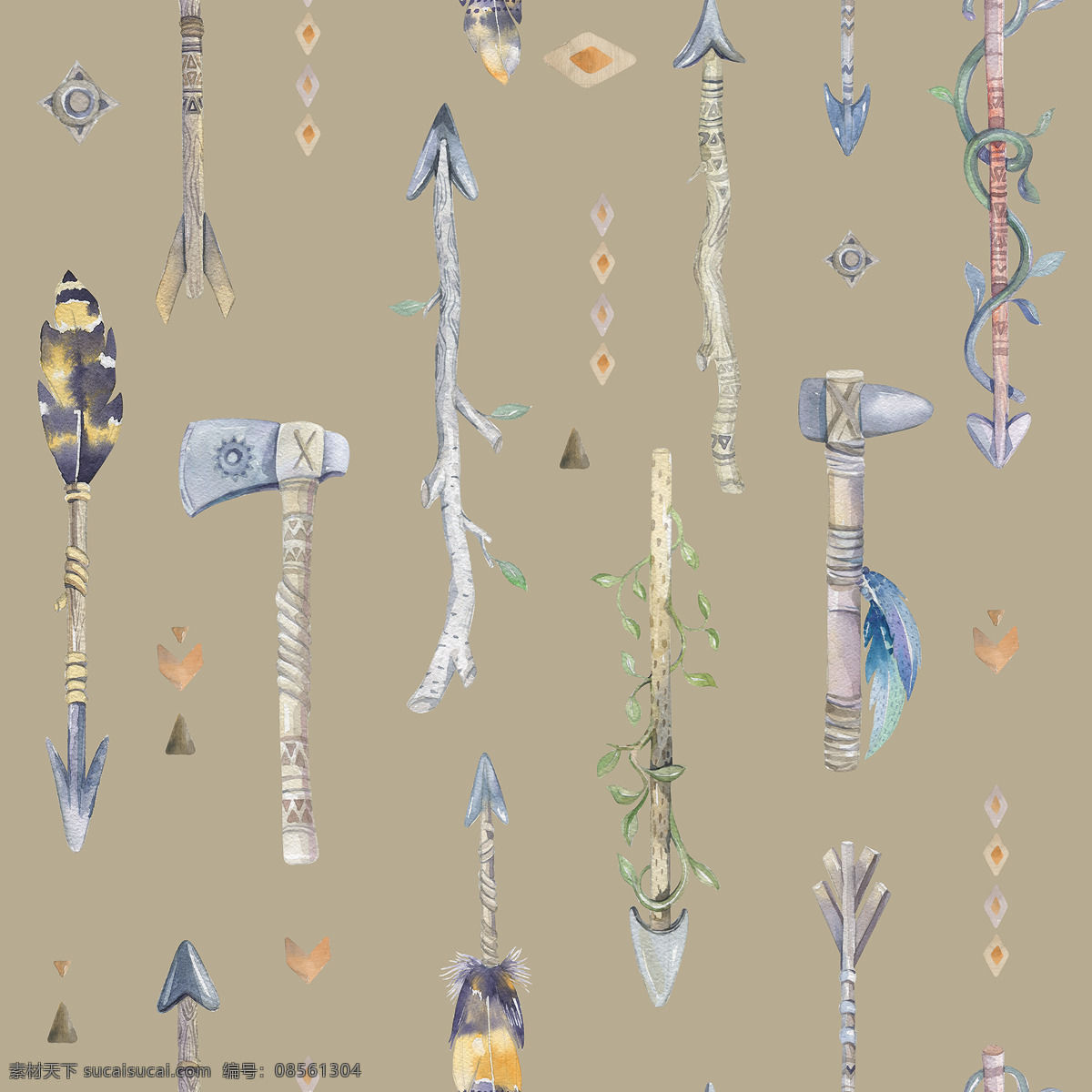 狩猎 工具 卡通 透明 抠图专用 装饰 设计素材
