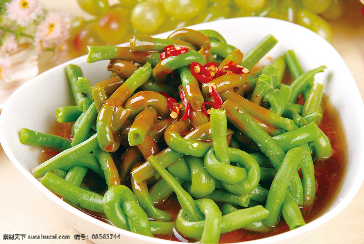 麻酱豆角图片 麻酱豆角 美食 传统美食 餐饮美食 高清菜谱用图