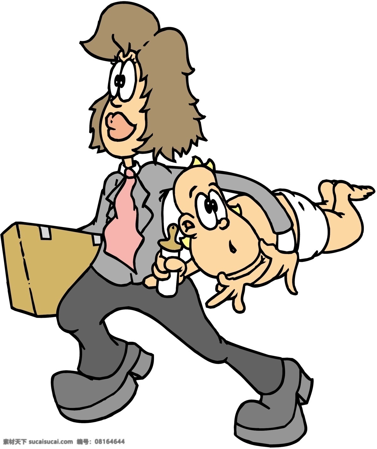 生活写真 卡通漫画 矢量 格式 eps格式 设计素材 卡通人物 矢量图库 白色