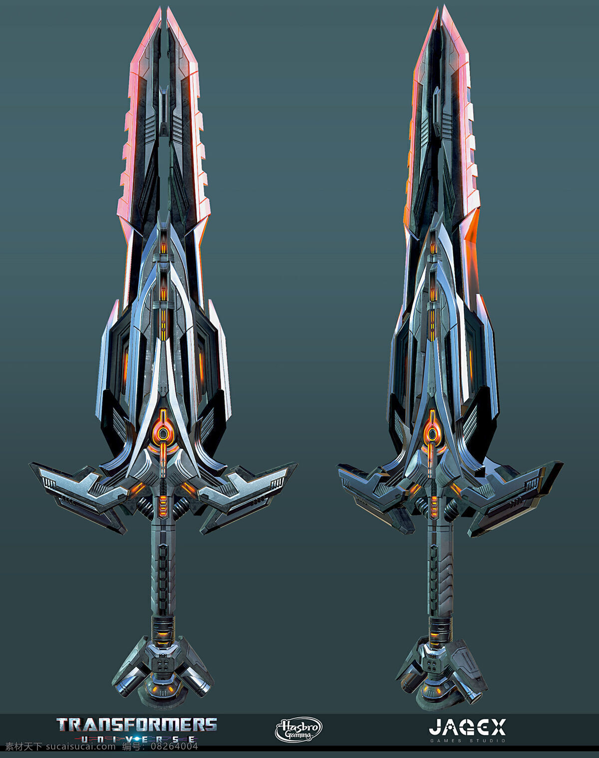 科幻 渲染 武器 剑 科技 cg 动漫动画 3d设计 3d作品