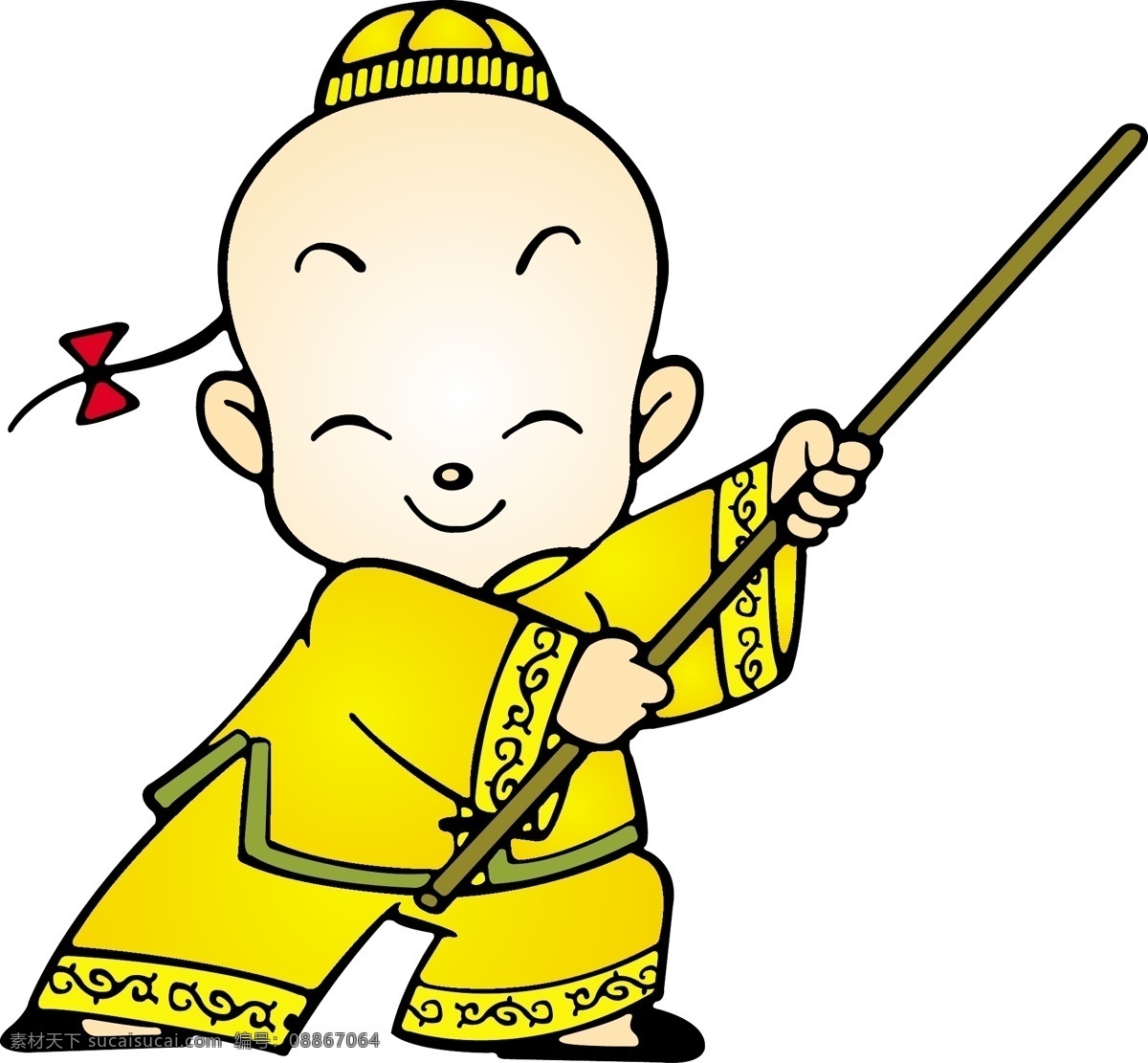 贺年 娃娃 矢量图