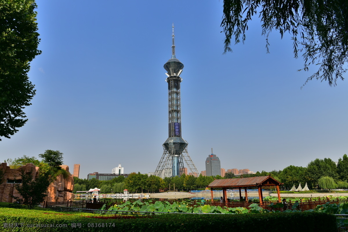 石家庄电视塔 电视塔 广电塔 塔 广电中心 自然景观 建筑景观