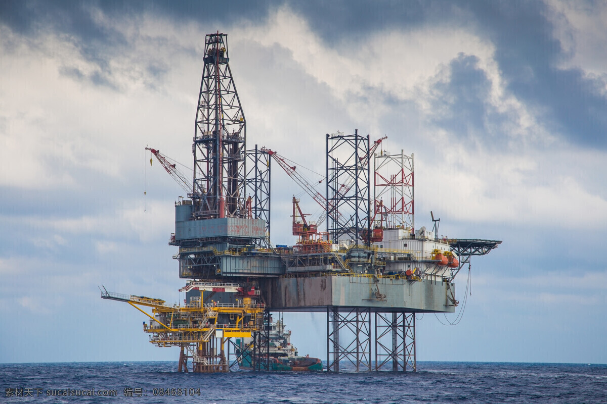 海上 石油 钻井 平台 石油开采 海上钻井平台 海上油井 油井 现代科技 工业生产