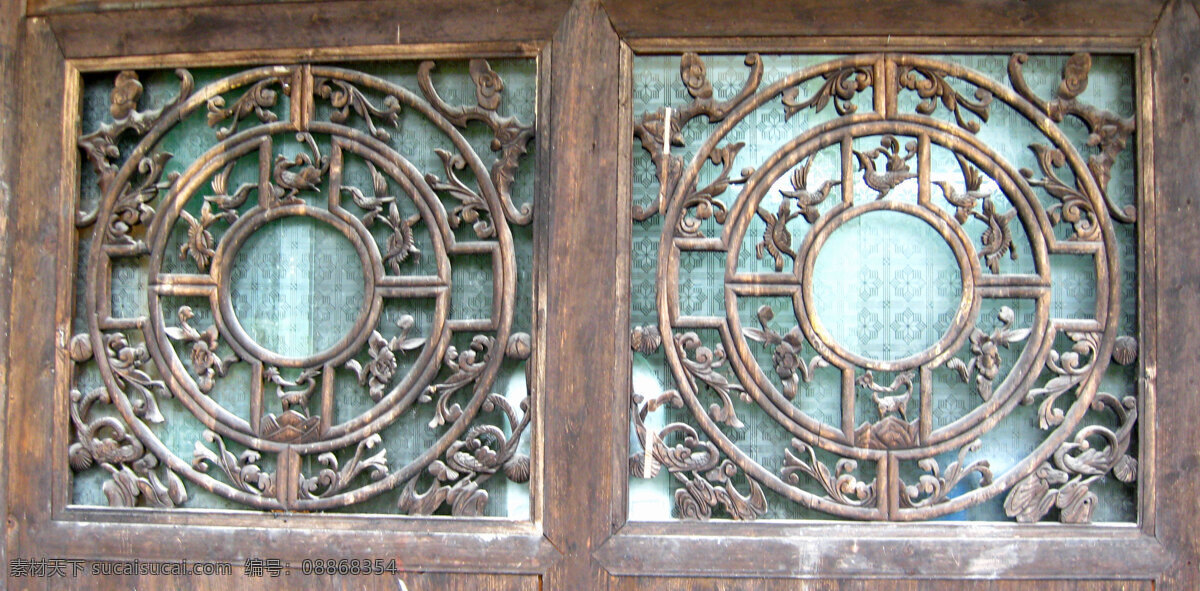 古老的木窗花 古老 木窗 窗花 传统文化 文化艺术