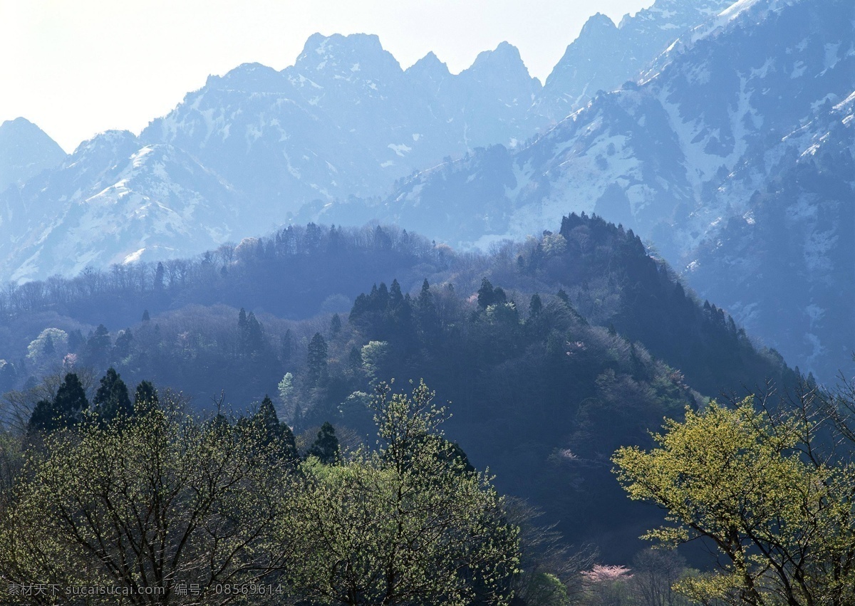 高清 唯美 山川 山峰 超大 流水 瀑布 山水风景 摄影图 雪山 自然景观 家居装饰素材 山水风景画