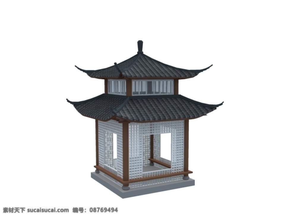 古建 亭子 3d 模型 亭 3d设计 其他模型 max