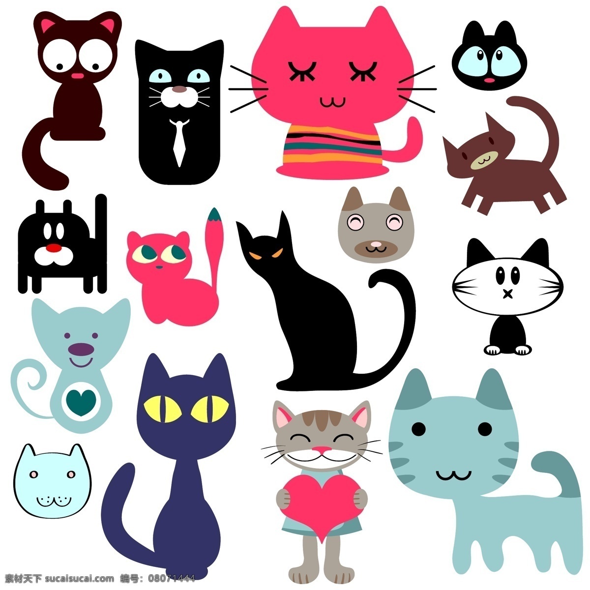 卡通 猫咪 矢量 模版 矢量模板 小猫 logo 创意 标志设计 商标设计 卡通猫咪插画 卡通壁纸 可爱卡通图片 卡通画图片