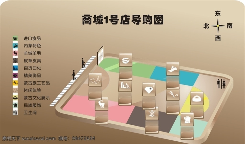商场导购图 商场布局图 商场分布图 商场导视牌 商场导视 商场示意图 导购图 布局图 分布图 导视图
