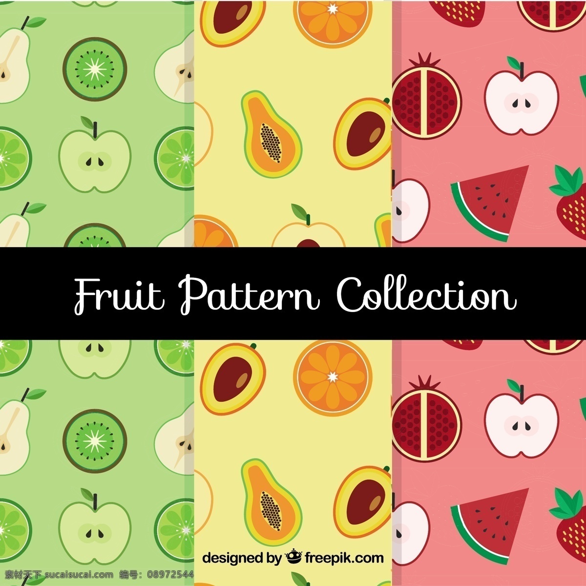 扁果型 背景 图案 食物 夏天 水果 颜色 苹果 平板 装饰 丰富多彩 无缝的图案 自然 健康 平面设计 草莓 自然背景