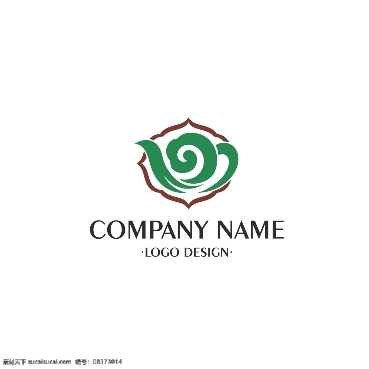 绿色 茶叶 logo 品牌 标志 标识 企业