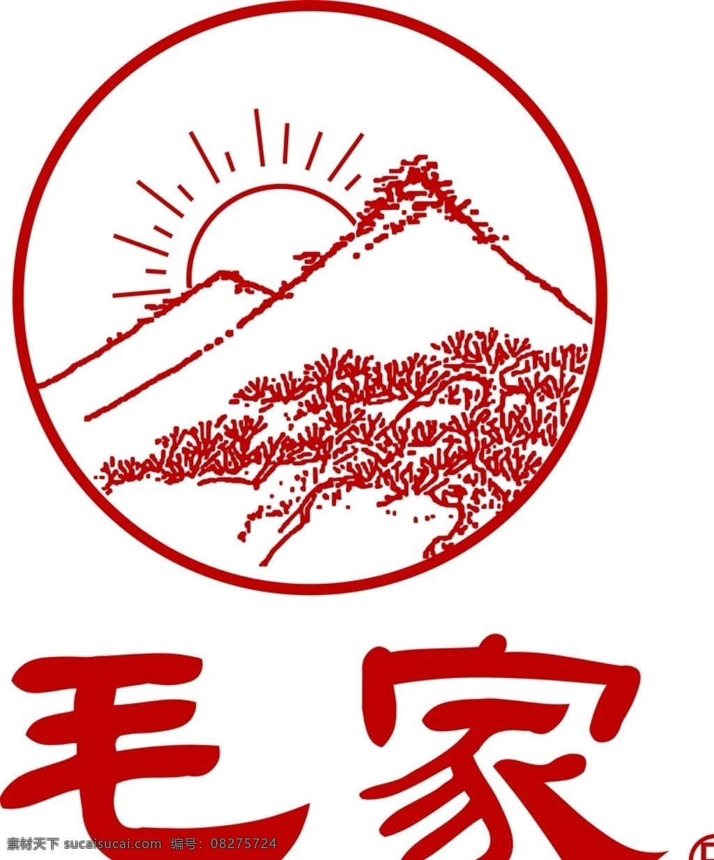 毛家饭店 毛家 毛家logo 饭店 logo